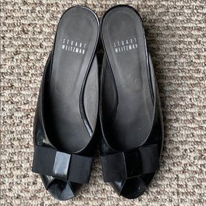 Stuart Weitzman kitten wedge heels